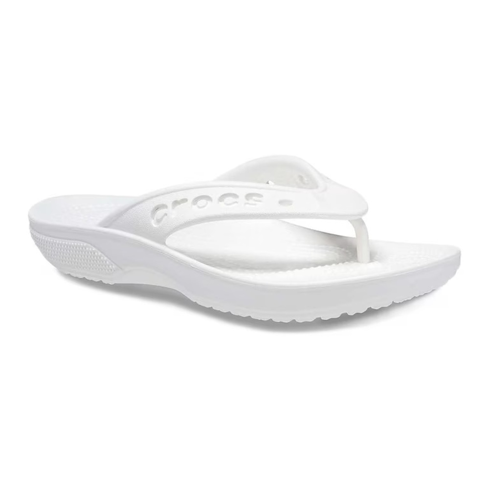 Iconic Crocs Comfort Baya ll Flip Water resistant White Sandals size 12
